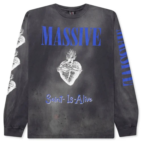 Black Saint Michael Massive L/S Tee