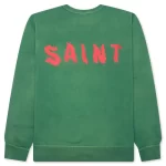Green Saint Michael Cerberus Crewneck
