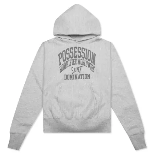 Grey Saint Michael Possession Hoodie