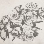 Grey Saint Michael Rose Crewneck logo