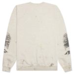 Grey Saint Michael Mother Crew Sweater Back