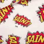 White Saint Michael POW Pajama Pant logo