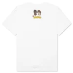 White Saint Michael Holy and Virts T-shirt back