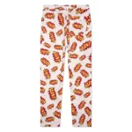 White Saint Michael POW Pajama Pant Back