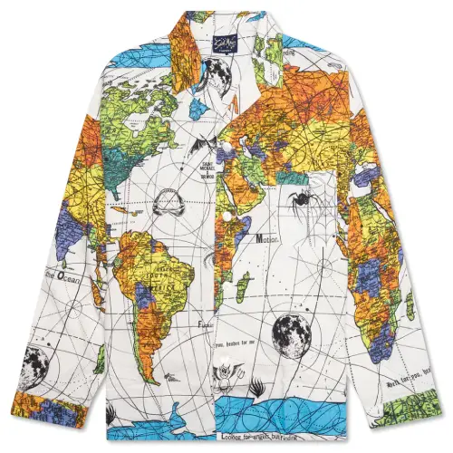 Saint Michael X Dr. Woo World Map Shirt