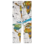 Saint Michael X Dr. Woo World Map Pant