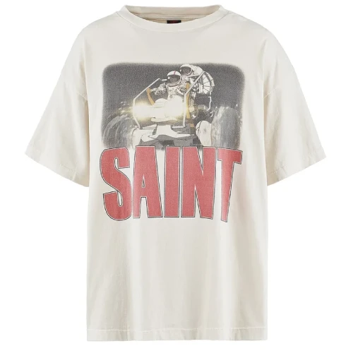 White Saint Michael x Freedom SAINT T-shirt