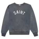 Gray/Blue Saint Michael Saint Crewneck Sweatshirt
