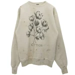 Grey SAINT Mxxxxxx × Denim Tears Cotton Sweatshirt