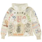 Grey Saint Mxxxxxx x Denim Tears Graffiti Hoodie Back