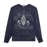 Navy Saint Michael x Denim Tears Crewneck Sweatshirt
