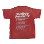 Red Saint Michael x Denim Tears Saint Tears Tee Back