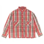 Red Saint Mxxxxxx x Shermer Academy Flannel Shirt