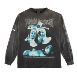 Vintage Black Saint Mxxxxxx Sisters Long Sleeve T-shirt