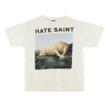 White Saint Mxxxxx Hate Sheep Tee