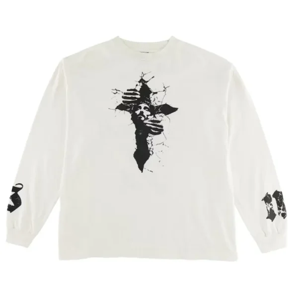 White Saint Mxxxxxx Coming for You Long Sleeve T-shirt