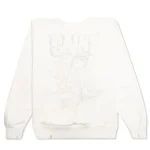 White Saint Michael Crewneck Sweatshirt Back