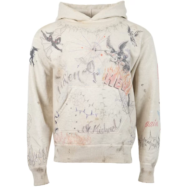 Saint Michael x Dr Woo Graffiti Hoodie