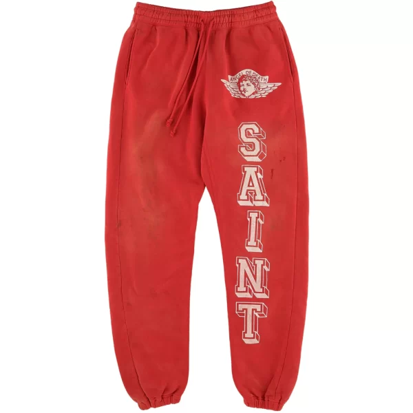 Red Saint Mxxxxxx Angel of Death Sweatpants