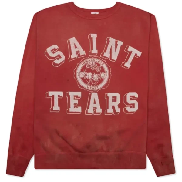 Red Saint Michael x Denim Tears Crewneck Sweatshirt
