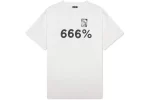 White Saint Michael 666 T-shirt