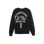 Black SAINT Mxxxxxx IT'S SAINT Sweatshirt Back