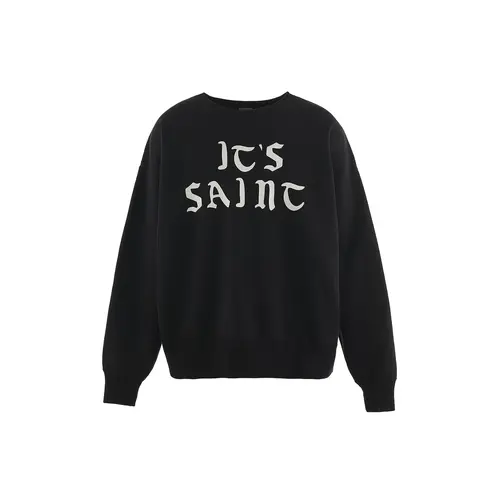 Black SAINT Mxxxxxx IT'S SAINT Sweatshirt