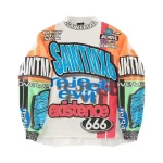 White Saint Michael Motocross Tee