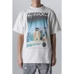 White Saint Michael x Freedom Astro T-shirt - Image 3