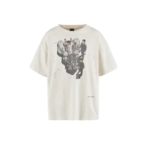 White Saint Michael x Freedom Bike T-shirt