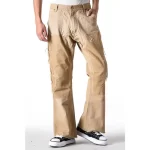 Beige Saint Mxxxxxx Double Knee Duck Pants Front