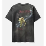 Black Saint Michael × Saint Seiya Short Sleeve T-shirt Back