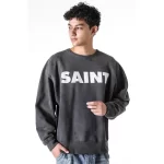 Black Saint Mxxxxxx Saint Sweatshirt Front View