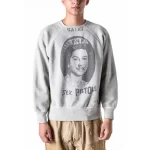 Gray SAINT Mxxxxxx x Sex Pistols Queen Sweatshirt Front