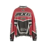 White/Red Saint Mxxxxxx MX6 Long Sleeve T-shirt