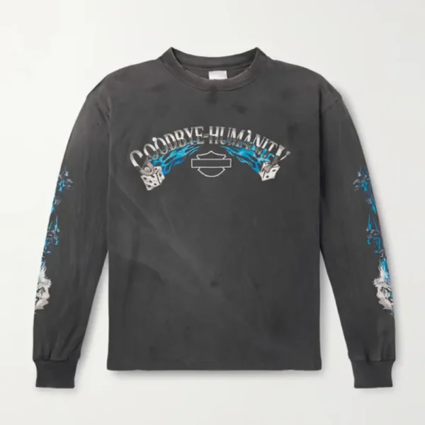 Black SAINT MXXXXXX Goodbye Humanity Dice T-shirt