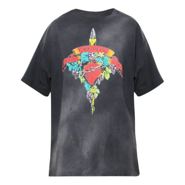 Black SAINT Mxxxxxx Lastman Beating T-shirt