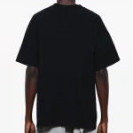 Black Saint Mxxxxxx Logo Printed Cotton Tee Back