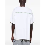 White Saint Mxxxxxx Money-Print Cotton Tee Back