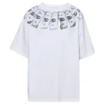 White Saint Mxxxxxx Money-Print Cotton Tee