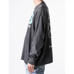 Grey SAINT Mxxxxxx LOVE Long Sleeve T-shirt Side