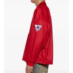 Red Saint Mxxxxxx Faith Soccer Shirt Side