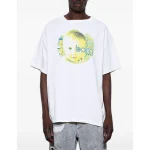 White Saint Mxxxxxx Born Printed T-shirt