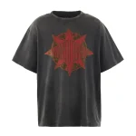 Black Denim Tears X Saint Mxxxxxx Saint Tears Short Sleeve T-Shirt