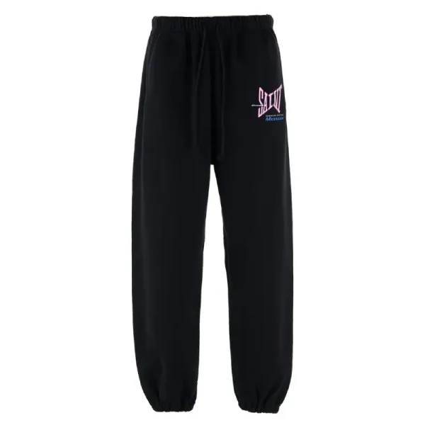 Black SAINT Mxxxxxx Ribon Saint Sweatpants