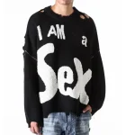 Black Sex Pistols x SAINT Mxxxxxx I Am A Knit Sweater