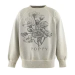 Gray Saint Mxxxxxx Flower Sweat Shirt