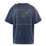 Navy Cpfm X Saint Mxxxxxx Star Short Sleeve T-Shirt back