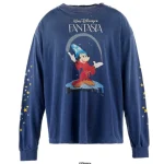 Navy Saint Mxxxxxx × Disney Fantasia Long-Sleeve Tee