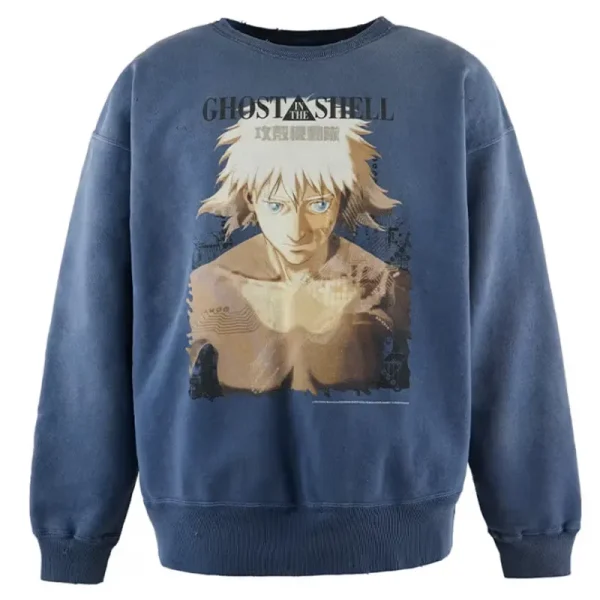 Navy Saint Mxxxxxx × Ghost in the Shell Long Sleeve Tee